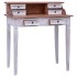 Escritorio con cajones de madera maciza reciclada 90x50x101