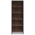 Estantería de madera de ingeniería marrón roble 60x35x170,5