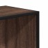Estantería de madera de ingeniería marrón roble 60x35x170,5