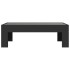 Mesa de centro con Infinity LED negro 90x50x30