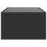 Mesa de centro con Infinity LED negro 90x50x30