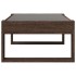 Mesa de centro con Infinity LED marrón roble 90x53x30