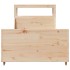 Estructura de cama sin colchón madera maciza de pino 90x200