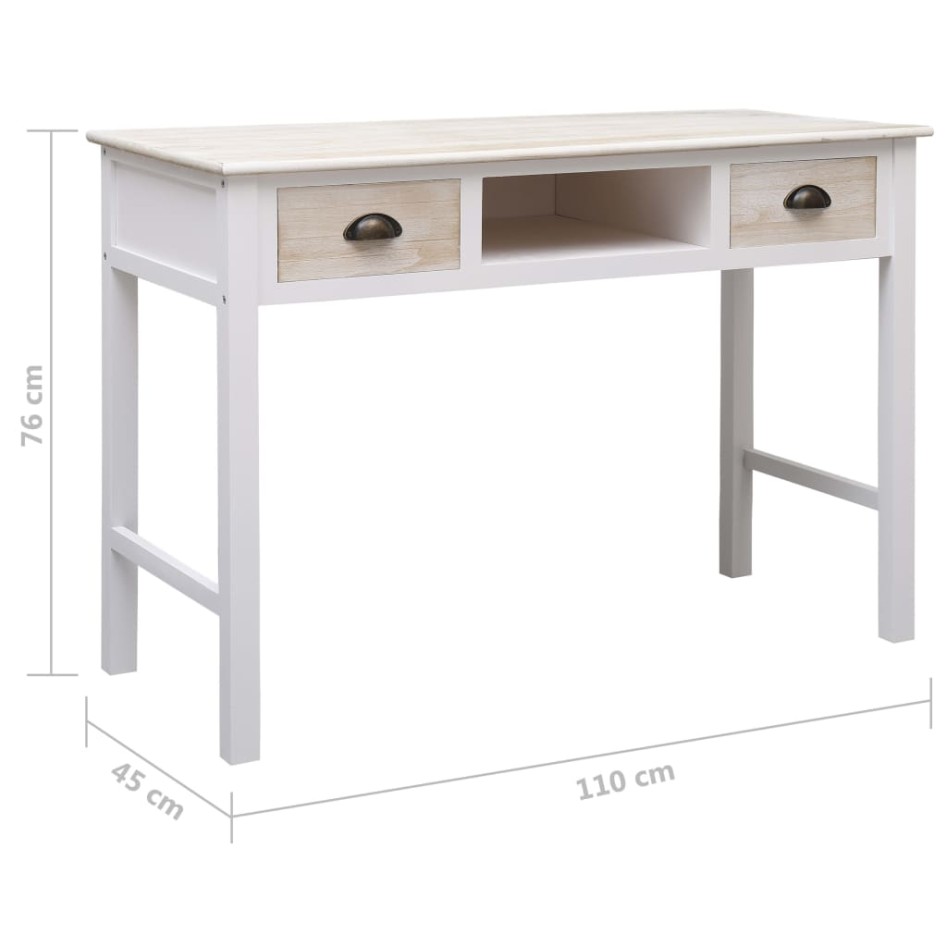Mesa consola de madera 110x45x76