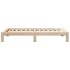 Estructura de cama sin colchón madera maciza de pino 100x200