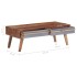 Mesa de centro madera maciza de Sheesham gris 110x50x40