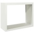 Leñero de acero blanco 100x40x80