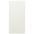 Leñero de acero blanco 100x40x80