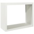 Leñero de acero blanco 100x40x80