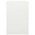 Leñero de acero blanco 100x40x60