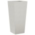 Jardineras 2 uds de acero inoxidable 35x35x75