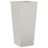 Jardineras 2 uds de acero inoxidable 35x35x75