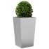 Jardineras 2 uds acero inoxidable 45x45x75