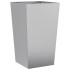 Jardineras 2 uds acero inoxidable 45x45x75