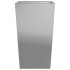 Jardineras 2 uds acero inoxidable 45x45x75