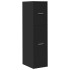 Armario botiquín madera de ingeniería negro 30x41x118