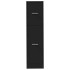 Armario botiquín madera de ingeniería negro 30x41x118