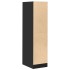 Armario botiquín madera de ingeniería negro 30x41x118