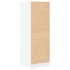 Armario botiquín madera de ingeniería blanco 40x41x118