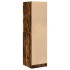 Armario botiquín madera ingeniería roble ahumado 40x41x144,5