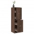 Armario botiquín madera ingeniería marrón roble 40x41x144,5