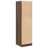 Armario botiquín madera ingeniería marrón roble 40x41x144,5