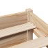 Cama con estantería sin colchón madera maciza de pino