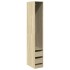 Armario de madera de ingeniería roble Sonoma 30x50x200