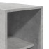 Armario de madera de ingeniería gris hormigón 30x50x200