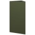 Jardineras triangulares 2 uds acero verde oliva 40x34,5x70