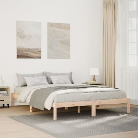 Cama extralarga sin colchón madera maciza de pino 160x210