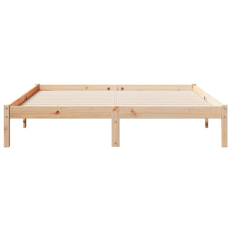 Cama extralarga sin colchón madera maciza de pino 160x210