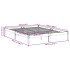 Cama extralarga sin colchón madera maciza de pino 160x220