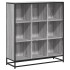 Estantería madera y metal gris Sonoma 97,5x33x107,5