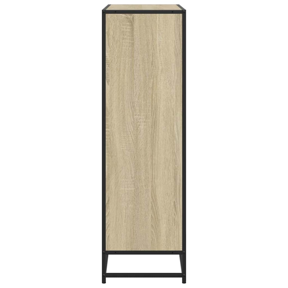 Estantería madera y metal roble Sonoma 97,5x33x107,5