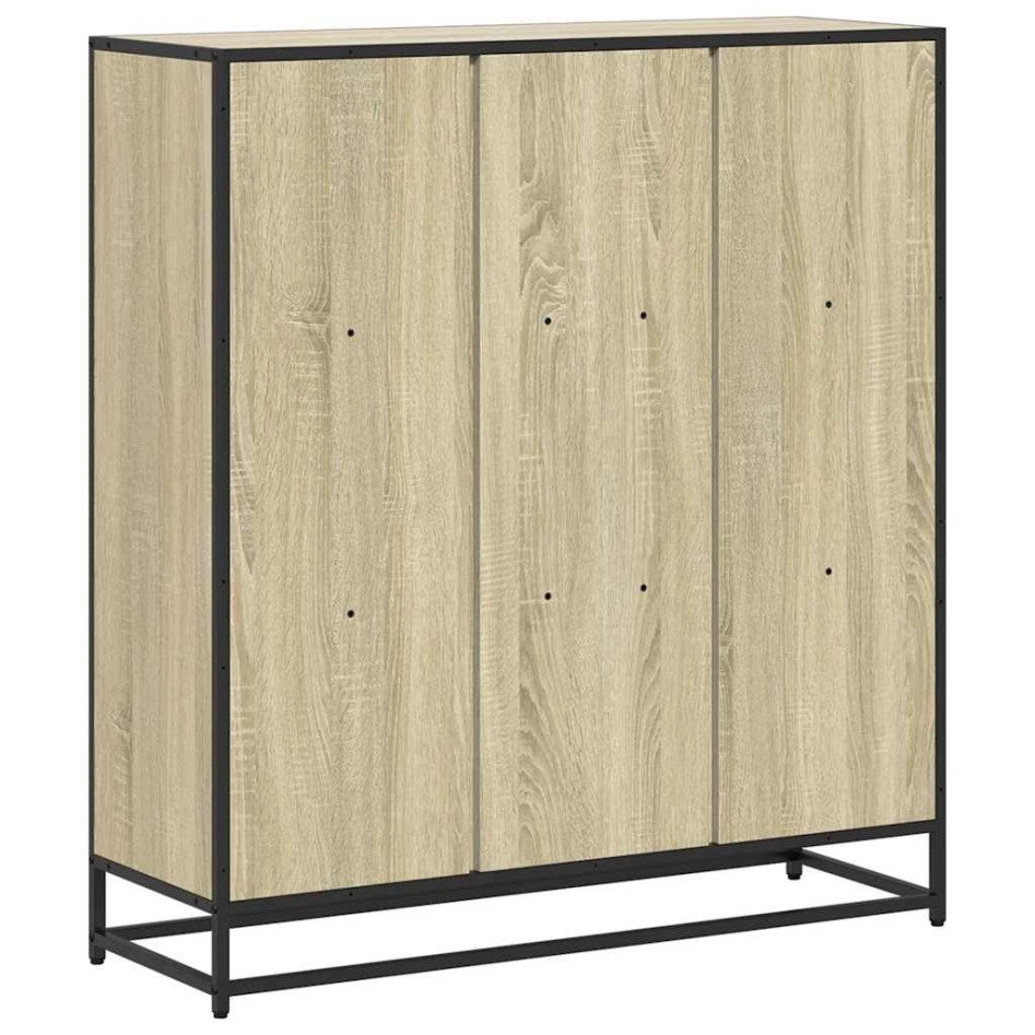 Estantería madera y metal roble Sonoma 97,5x33x107,5