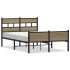 Estructura de cama sin colchón madera roble Sonoma 120x190