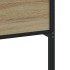 Estructura de cama sin colchón madera roble Sonoma 120x190