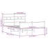 Estructura de cama sin colchón madera roble Sonoma 120x190