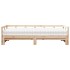 Sofá cama nido con colchones madera maciza de pino 80x200