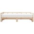 Sofá cama nido con colchones madera maciza de pino 90x190