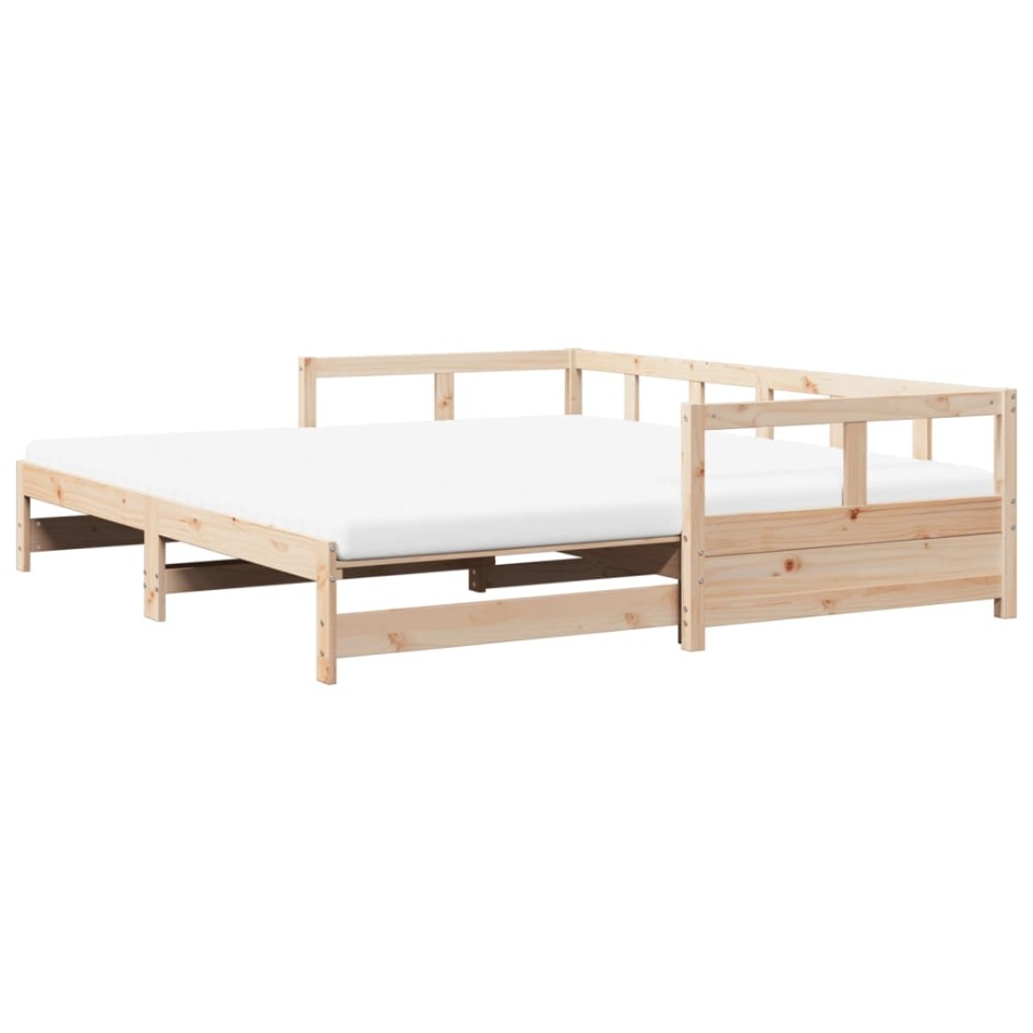 Sofá cama nido con colchones madera maciza de pino 90x190