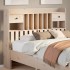 Cabecero de cama con almacenaje madera maciza de pino 135