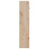 Cabecero de cama con almacenaje madera maciza de pino 135