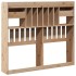 Cabecero de cama con almacenaje madera maciza de pino 135