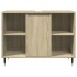 Set de muebles de baño 3 pzas madera contrachapada roble