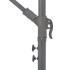 Sombrilla voladiza con poste de aluminio azul 300