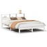 Estructura de cama sin colchón madera maciza de pino 160x200