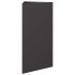 Jardineras triangulares 2 uds acero negro 40x34,5x70