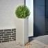 Jardineras triangulares 2 uds acero inoxidable 40x40x75